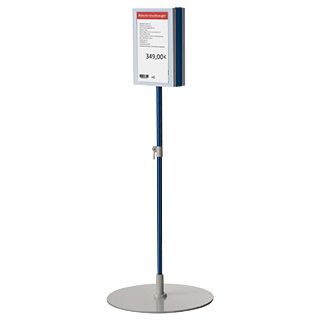 floor stand with battery label