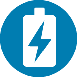 Icon batterijen